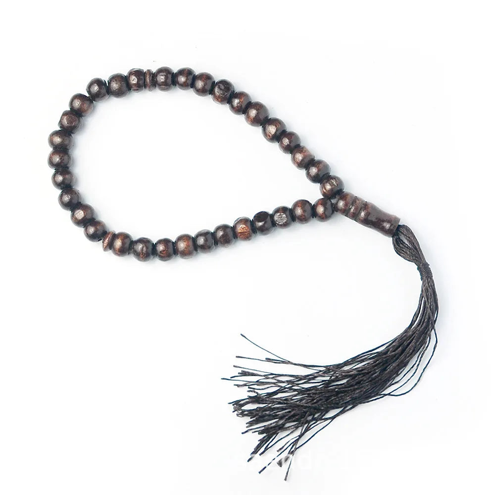 Trä Tasbih 33/99 pärlor